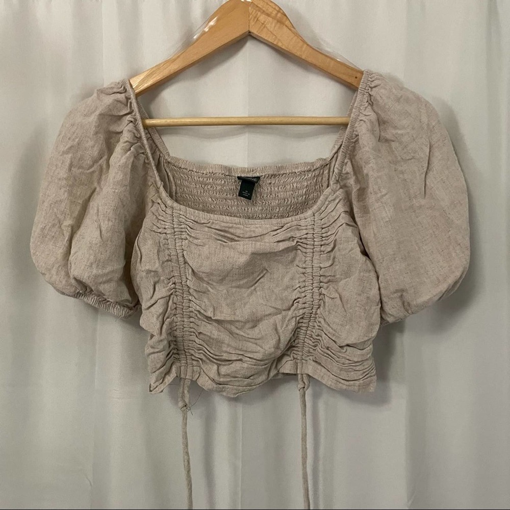 Wild fable Off the Shoulder crop Top size medium